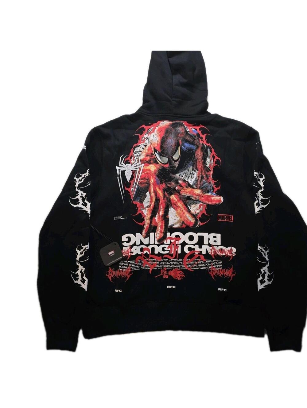 Spider-Man X Civil Regime Tangled In Time Chaos Hoodie XL